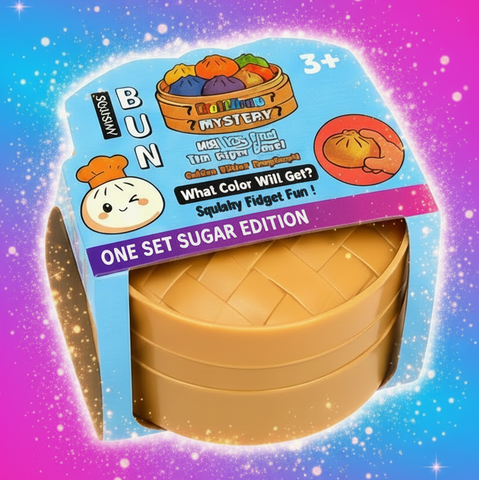 Image of Glitter Squishy Dumpling Stress Relief Toy