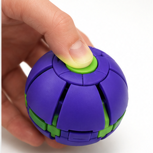 Image of Press-to-Spin Fidget Ball | The Viral Transforming Stress Relief Spinner