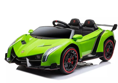Image of 2021 Licensed Lamborghini Veneno Exotic Kids Car with Bluetooth - Elegant Electronix