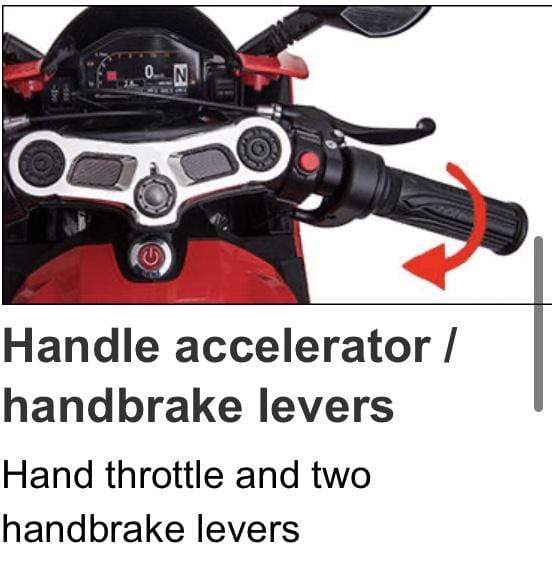 24V Ducati Style Electric Mini Motorcycle with MP3 System - Elegant Electronix