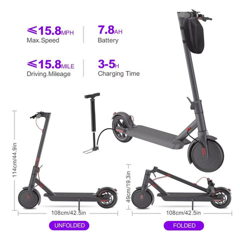 Image of Innova 350W Folding Electric Scooter | Charcoal