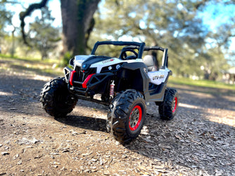 4x4 Lifted Kids’ Buggy UTV With Touchscreen TV and EVA Wheels