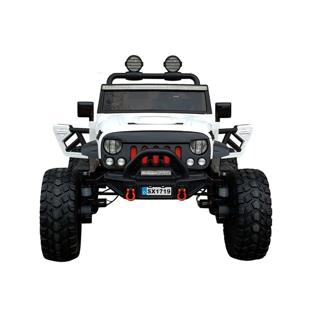 24V Lifted Kids Jeep with Bluetooth and Parental Remote
