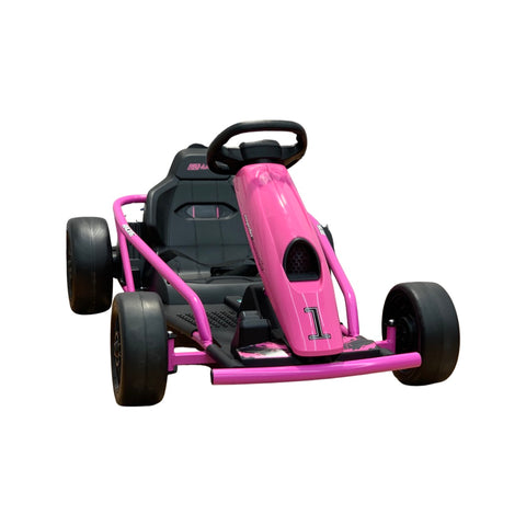 Image of Drifting Go Kart for Kids | 24V Pink