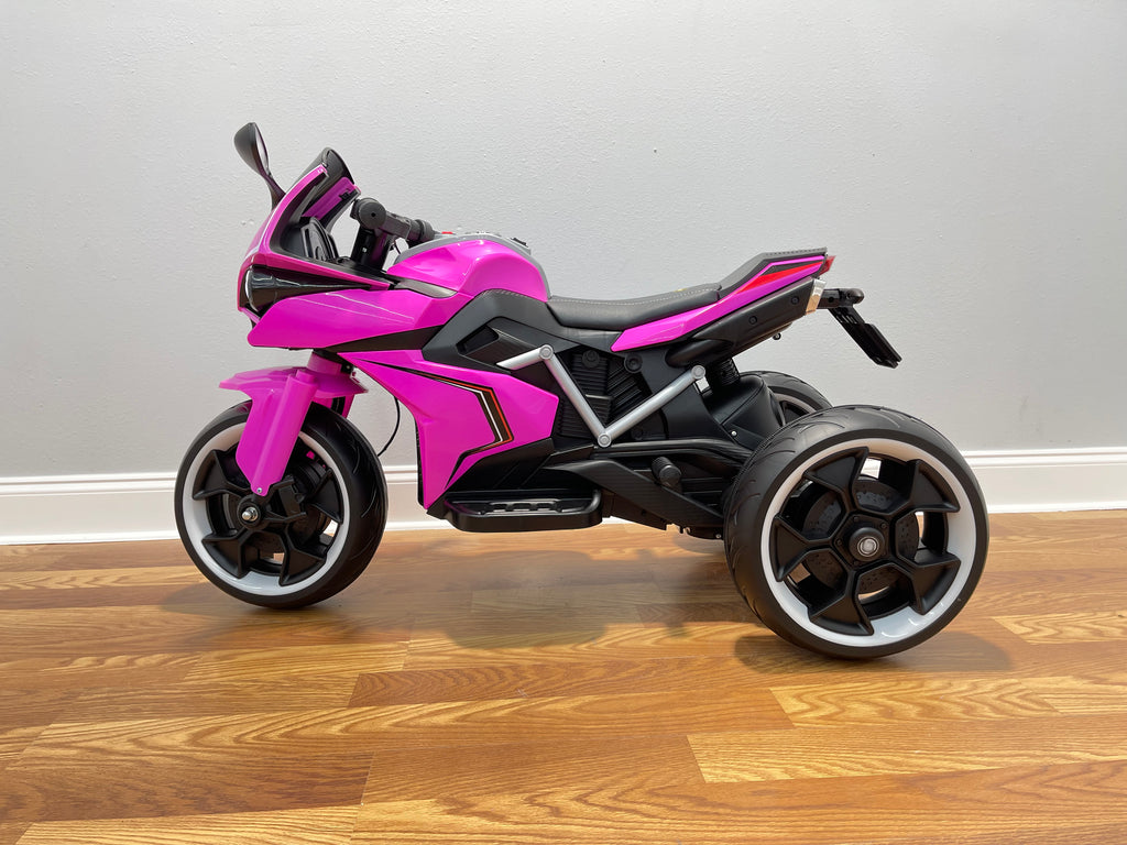 3 Wheel Motorcycle with LED Wheels Electric Kids Motorcycle For Girls