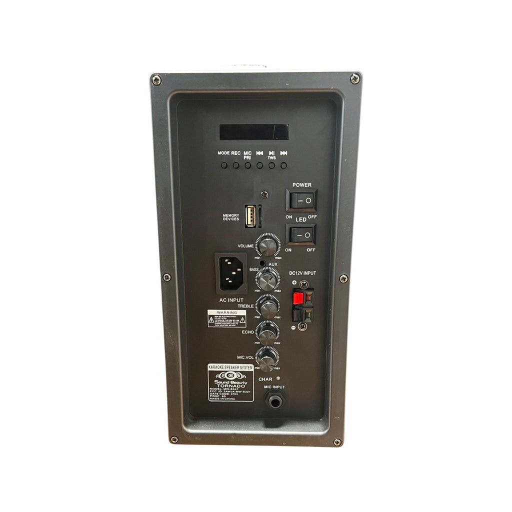 The Tornado | Double 12 Bluetooth Karaoke Speaker