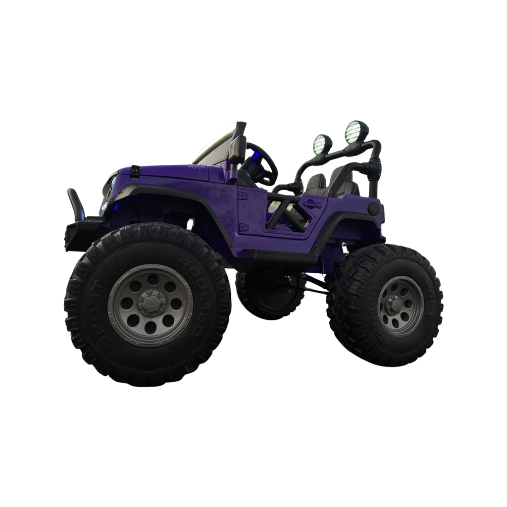 24V Lifted Kids Jeep with Bluetooth and Parental Remote