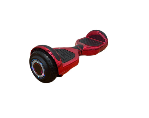 Image of Bluetooth Hoverboard With LED Lights | Metallic Red
