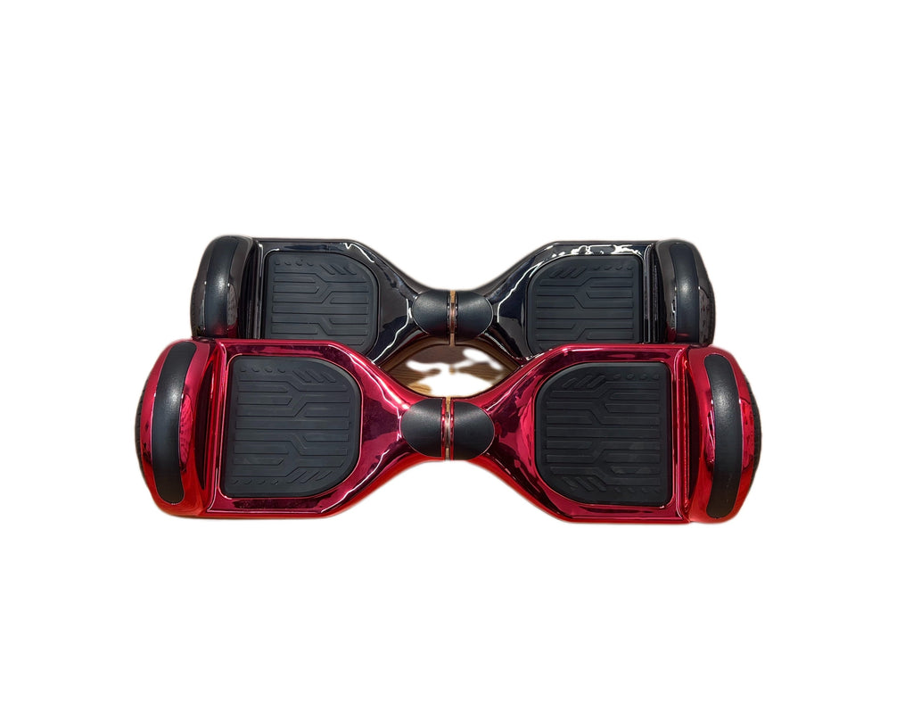 Bluetooth Hoverboard with LED Lights | Chrome Black