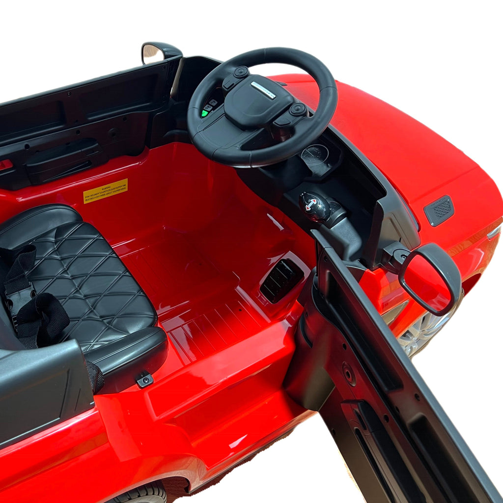 Range Rover Electric Kids Car and Stroller | Red