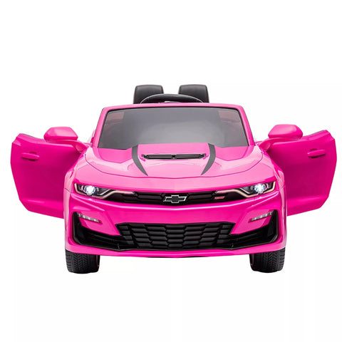 Image of pink-camaro-for-kids-girls-babies-toddler-12v-ride-on-toy