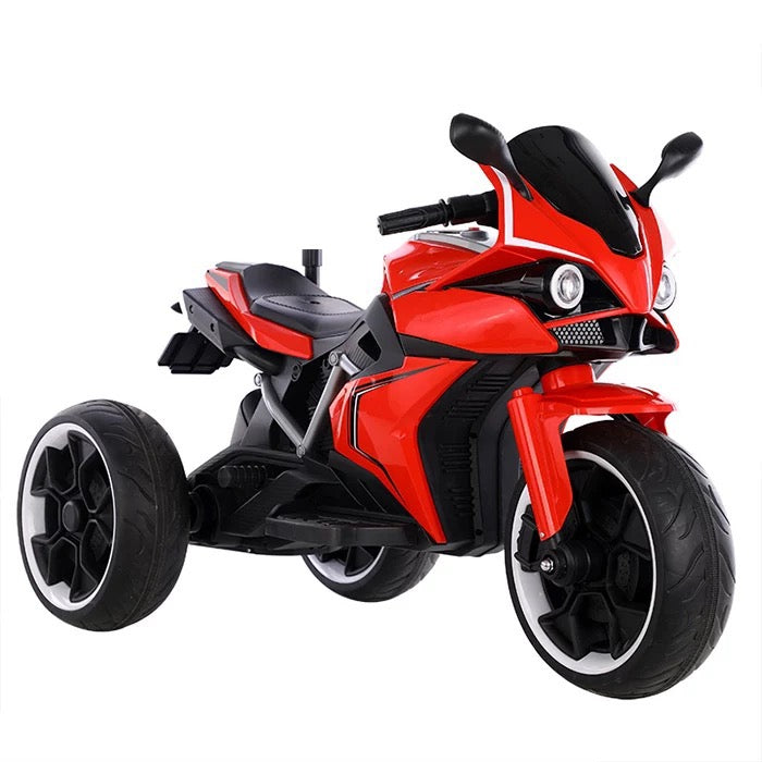 3 Wheel Motorcycle with LED Wheels Electric Kids Motorcycle Trike 12V