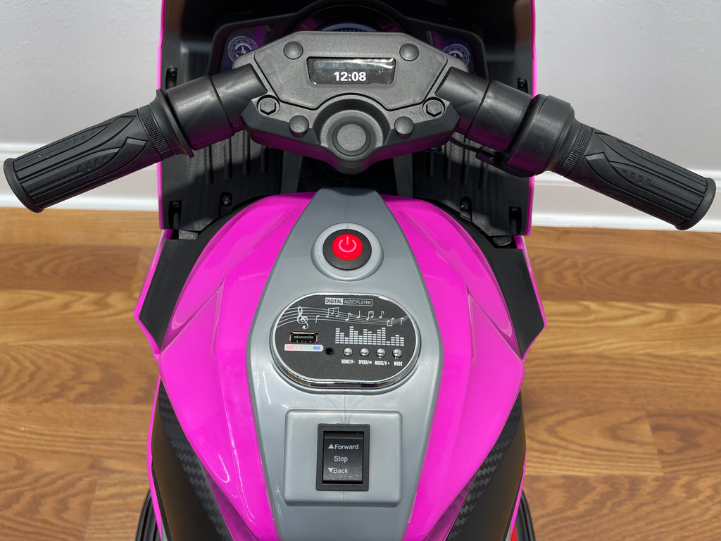 3 Wheel Motorcycle with LED Wheels Electric Kids Motorcycle For Girls