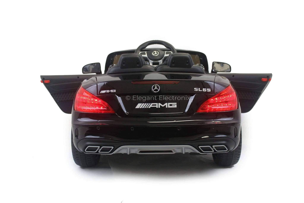 Licensed Mercedes AMG with Touchscreen TV and Remote Control 12V | Black - Elegant Electronix