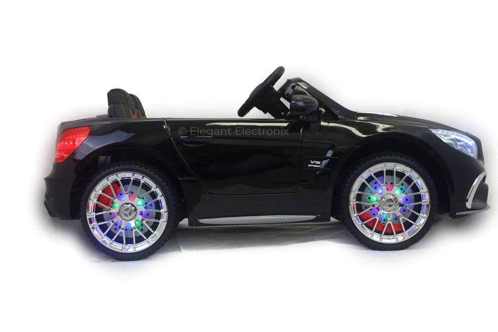 Licensed Mercedes AMG with Touchscreen TV and Remote Control 12V | Black - Elegant Electronix