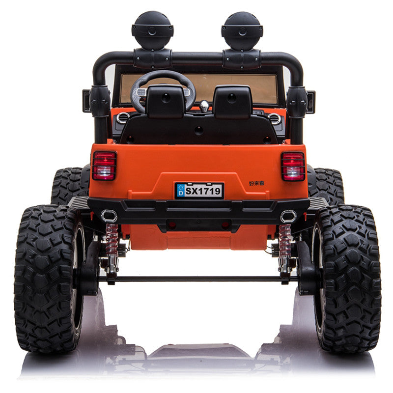 24V Lifted Kids Jeep with Bluetooth and Parental Remote