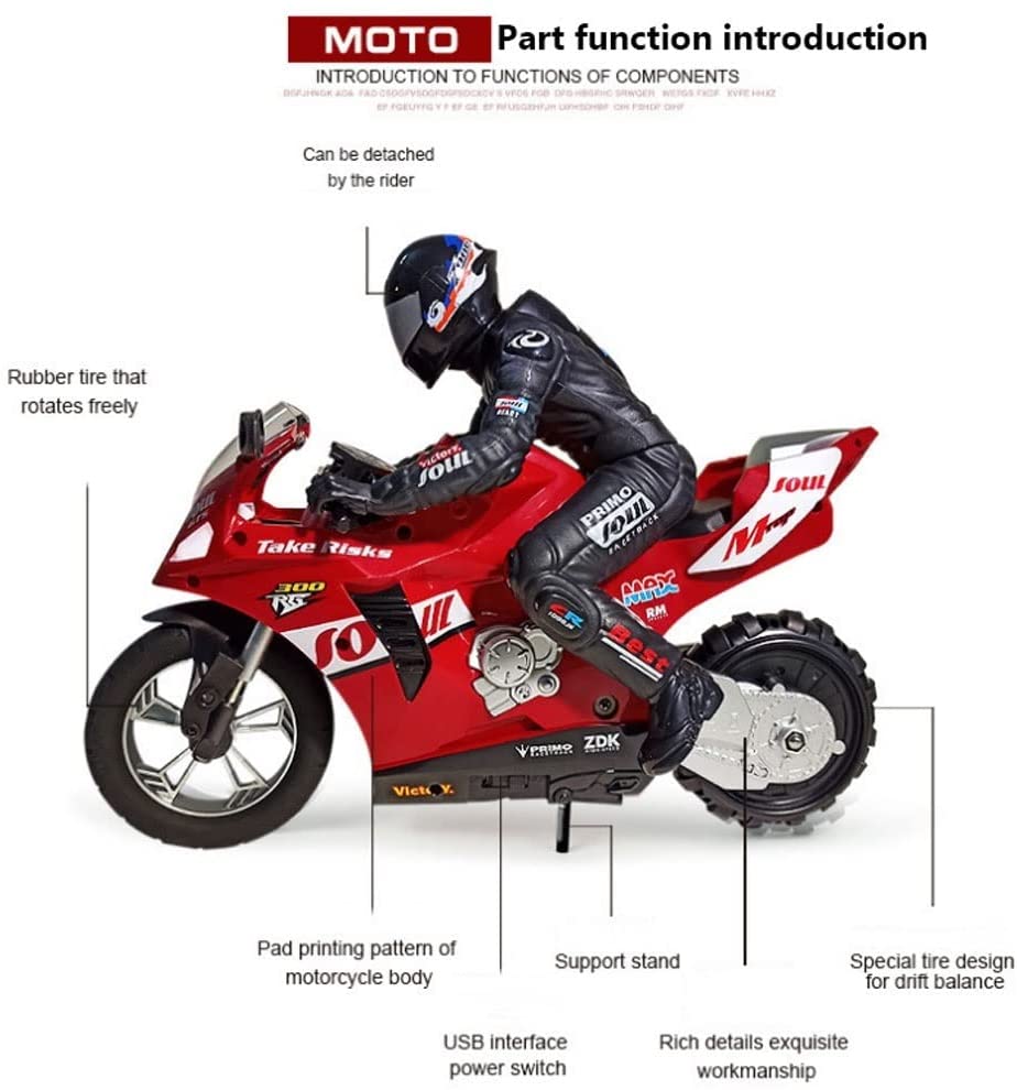 Remote-Controlled Drifting Motorcycle