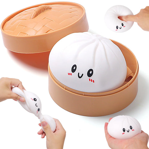 Image of Viral Squishy Dumpling Stress Relief Toy