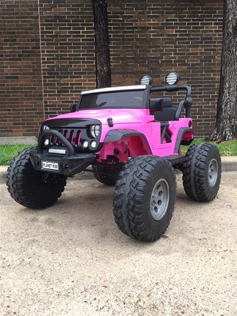 24V Lifted Kids Jeep with Bluetooth and Parental Remote