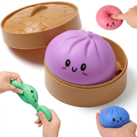 Image of Viral Squishy Dumpling Stress Relief Toy