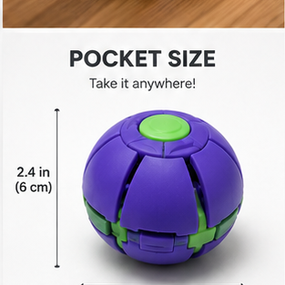 Image of Press-to-Spin Fidget Ball | The Viral Transforming Stress Relief Spinner