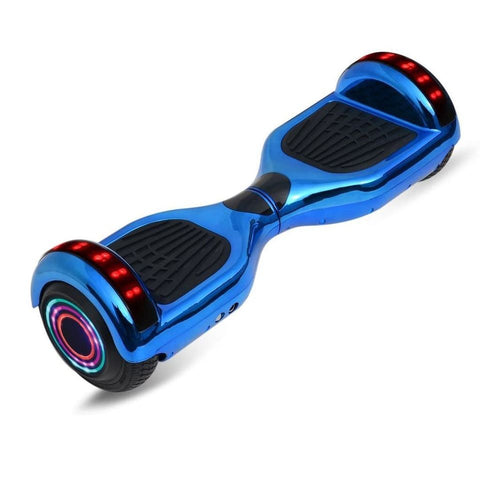 Image of Bluetooth Hoverboard With LED Lights | Metallic Red