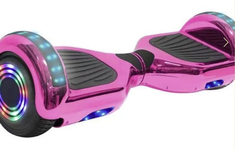 Image of Bluetooth Hoverboard With LED Lights | Metallic Red