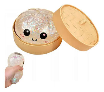 Glitter Squishy Dumpling Stress Relief Toy