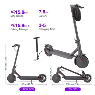 Innova 350W Folding Electric Scooter | Charcoal