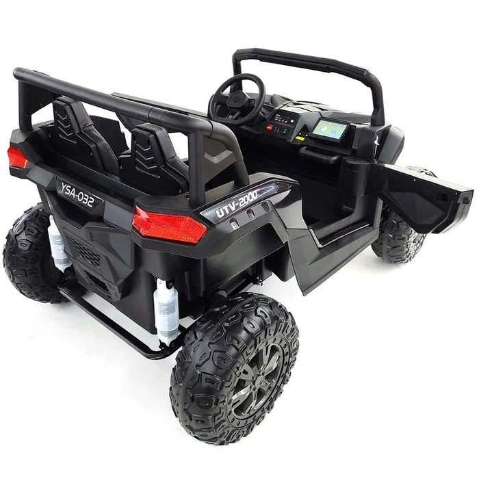 24V XXL Kids Lifted Buggy with Touchscreen TV and Parental Remote