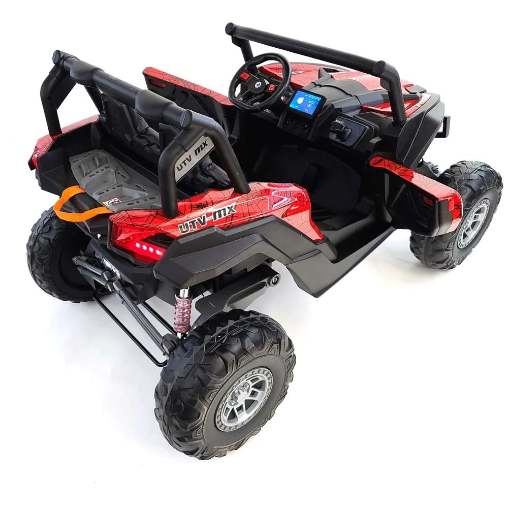 24V XL Kids Lifted Buggy with Touchscreen TV and Parental Remote