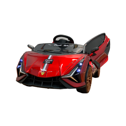 Image of Lambo Style Ride on Car with Parental Remote Control 12V