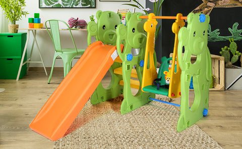 Image of Swing and Slide Playset for Babies and Toddlers