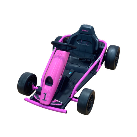 Image of Drifting Go Kart for Kids | 24V Pink