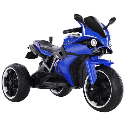 Image of 3 Wheel Motorcycle with LED Wheels Electric Kids Motorcycle Trike 12V