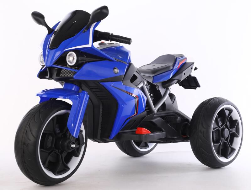 3 Wheel Motorcycle with LED Wheels Electric Kids Motorcycle Trike 12V