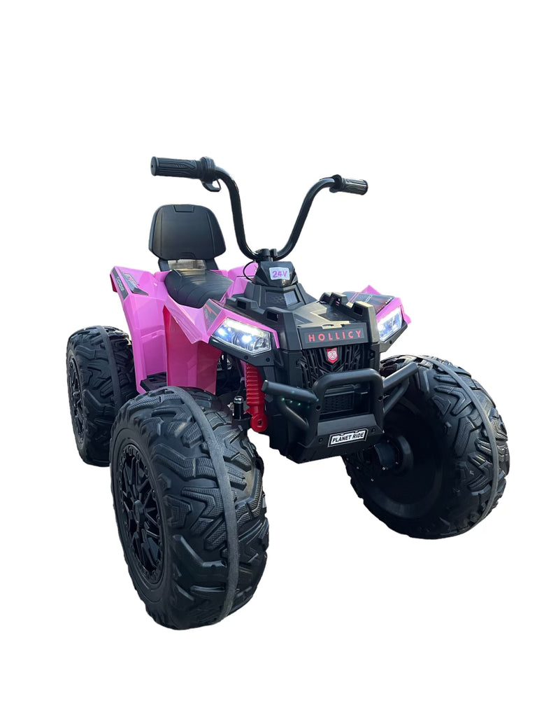 24V Big Wheel ATV Quad 4-Wheeler for Kids
