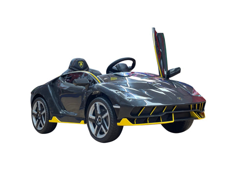 Image of 2022 Kids Lamborghini Centanario with Parental Remote | Charcoal and Yellow