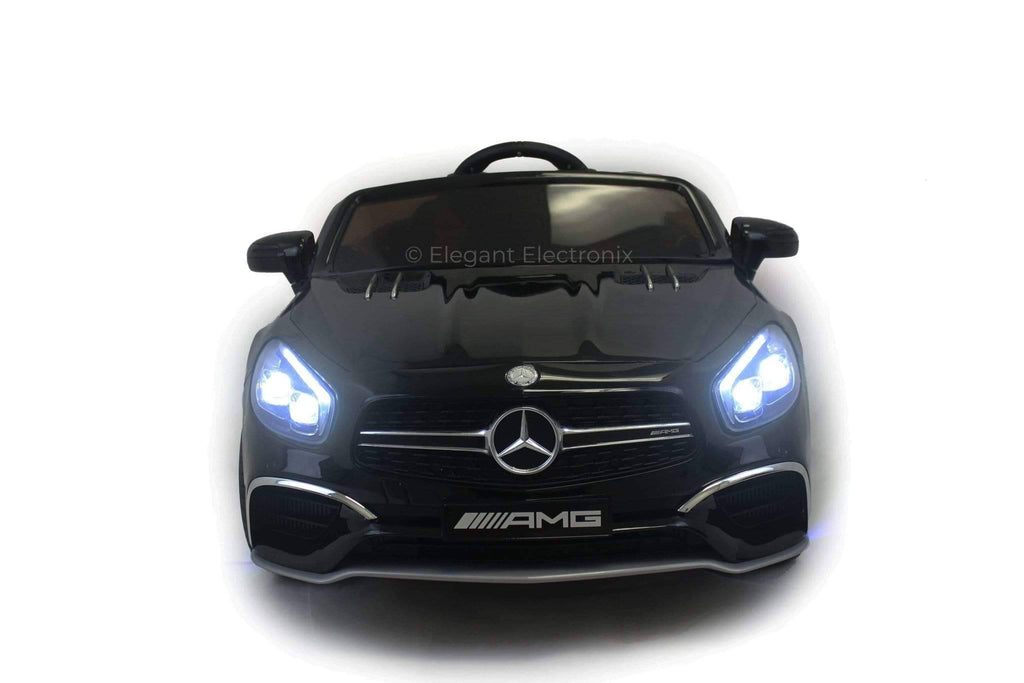 Licensed Mercedes AMG with Touchscreen TV and Remote Control 12V | Black - Elegant Electronix