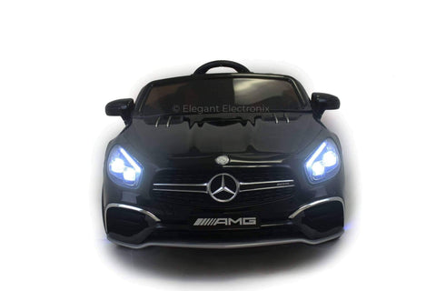 Image of Licensed Mercedes AMG with Touchscreen TV and Remote Control 12V | Black - Elegant Electronix
